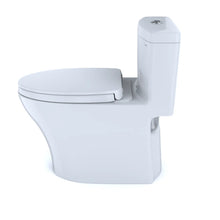 Load image into Gallery viewer, TOTO AQUIA® IV One-Piece Toilet - 1.28 GPF &amp; 0.9 GPF, Elongated, Universal Height - MS646124CEMFGN#01 - Side view