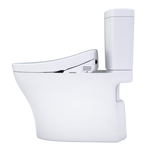 Aquia® IV WASHLET®+ S5 Two-Piece Toilet - 1.28 GPF/0.9 GPF - side view