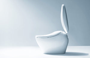 TOTO NEOREST® NX1 Dual Flush Toilet - 1.0 GPF & 0.8 GPF - MS900CUMFG#01 - side view seat open