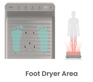 Vovo Foot and Body Dryer, Gray - BD-7700G - foot dryer