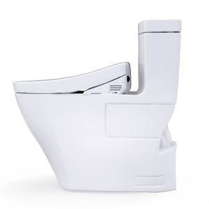 TOTO AIMES® WASHLET®+ S5 One-Piece Toilet - 1.28 GPF - MW6263446CEFG#01 - UNIVERSAL HEIGHT - side view
