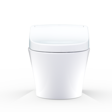 Load image into Gallery viewer, TOTO AP WASHLET®+ S5 WALL-HUNG TOILET - 1.28 GPF &amp; 0.9 GPF - Matte Silver Push Plate - CWT4263446CMFG#MS - front view