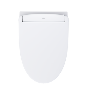 TOTO AP WASHLET®+ S5 WALL-HUNG TOILET - 1.28 GPF & 0.9 GPF - Matte Silver Push Plate - CWT4263446CMFG#MS - top view