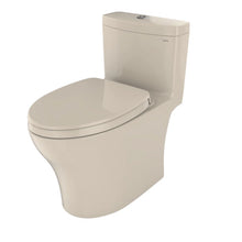 Load image into Gallery viewer, TOTO AQUIA® IV One-Piece Toilet - 1.28 GPF &amp; 0.9 GPF, Elongated, Universal Height - SEDONA BEIGE - MS646124CEMFGN#12 - diagonal view