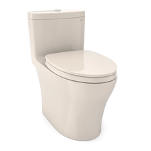 Load image into Gallery viewer, TOTO AQUIA® IV One-Piece Toilet - 1.28 GPF &amp; 0.9 GPF, Elongated, Universal Height - SEDONA BEIGE - MS646124CEMFGN#12
