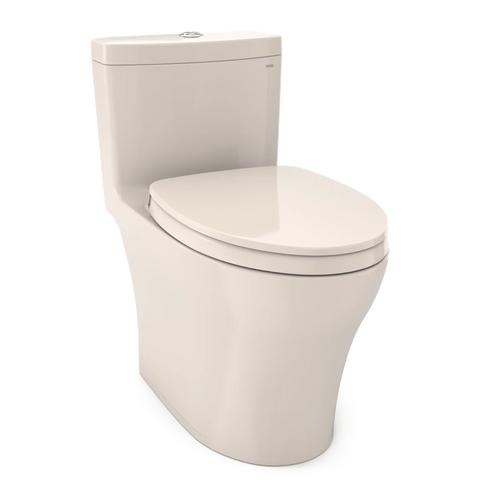 TOTO AQUIA® IV One-Piece Toilet - 1.28 GPF & 0.9 GPF, Elongated, Universal Height - SEDONA BEIGE - MS646124CEMFGN#12
