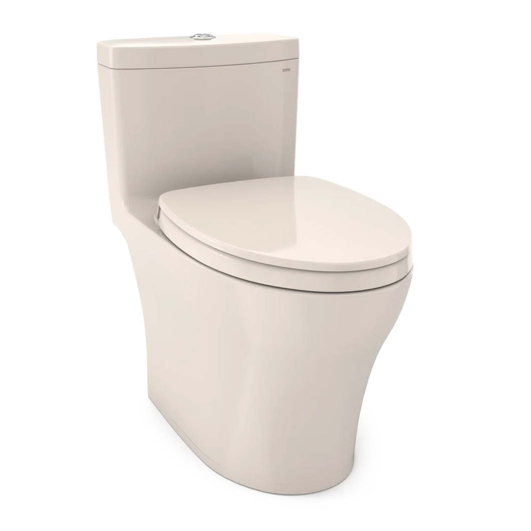 TOTO AQUIA® IV One-Piece Toilet - 1.28 GPF & 0.9 GPF, Elongated, Universal Height - SEDONA BEIGE - MS646124CEMFGN#12