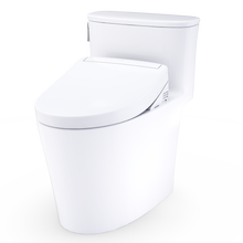 Load image into Gallery viewer, TOTO Aurora WASHLET S5 One-Piece Toilet - 1.28_1.0_GPF - Universal Height - diagonal view