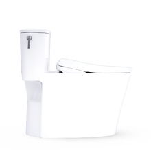Load image into Gallery viewer, TOTO Aurora™ WASHLET+ S7A / S7 One-Piece Toilet - Universal Height - Flush side view