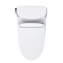Load image into Gallery viewer, TOTO CARLYLE® II  WASHLET®+ S5 One-Piece Toilet - 1.28 GPF - MW6143446CEFG#01 - UNIVERSAL HEIGHT - top view