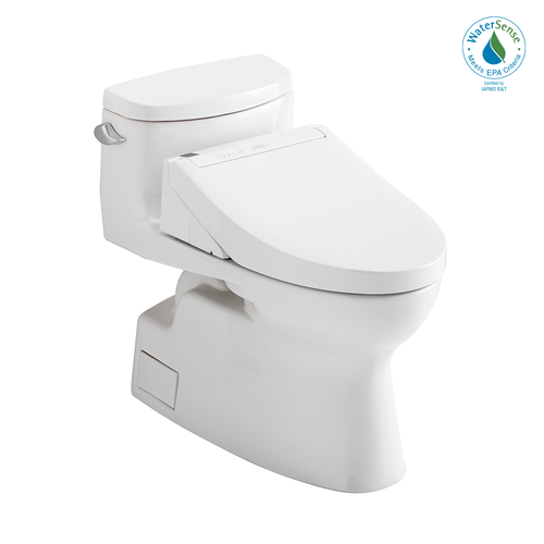 TOTO Carolina® II WASHLET®+ C5 One-Piece Toilet - 1.28 GPF - MW6443084CEFG#01 - UNIVERSAL HEIGHT