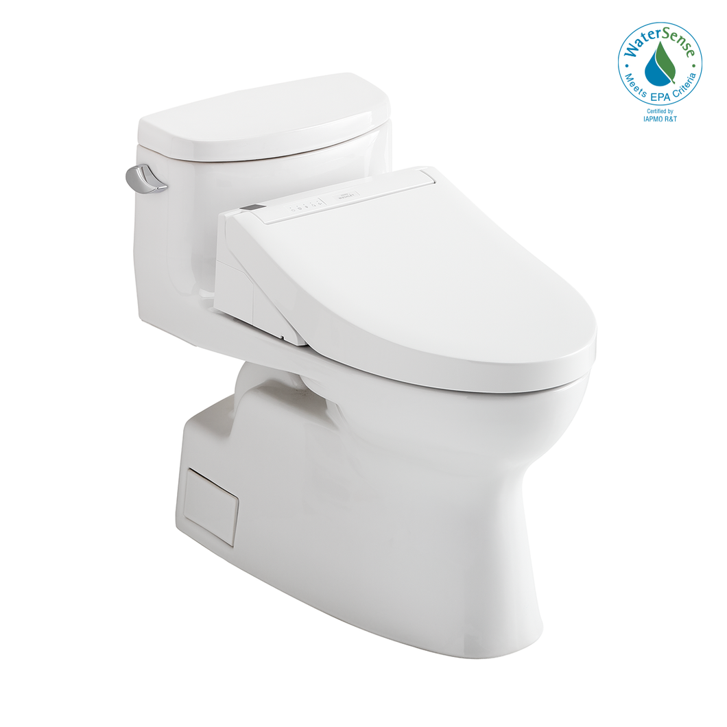 TOTO Carolina® II WASHLET®+ C5 One-Piece Toilet - 1.28 GPF - MW6443084CEFG#01 - UNIVERSAL HEIGHT