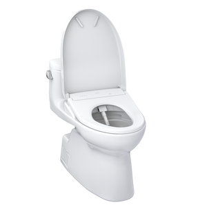 TOTO Carolina® II WASHLET®+ S7A One-Piece Toilet - 1.28 GPF - MW6444736CEFG#01 - UNIVERSAL HEIGHT - Open view