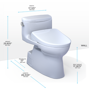 TOTO Carolina toilet dimensions
