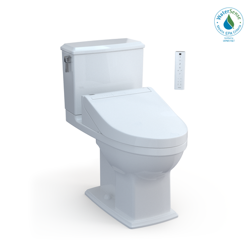 TOTO Connelly WASHLET®+ C5 Two-Piece Toilet - 1.28 GPF & 0.9 GPF - Universal Height - MW4943084CEMFG#01