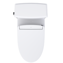 Load image into Gallery viewer, TOTO Connelly WASHLET®+ S5 Two-Piece Toilet - 1.28 GPF &amp; 0.9 GPF - Universal Height - MW4943446CEMFG#01 - top view