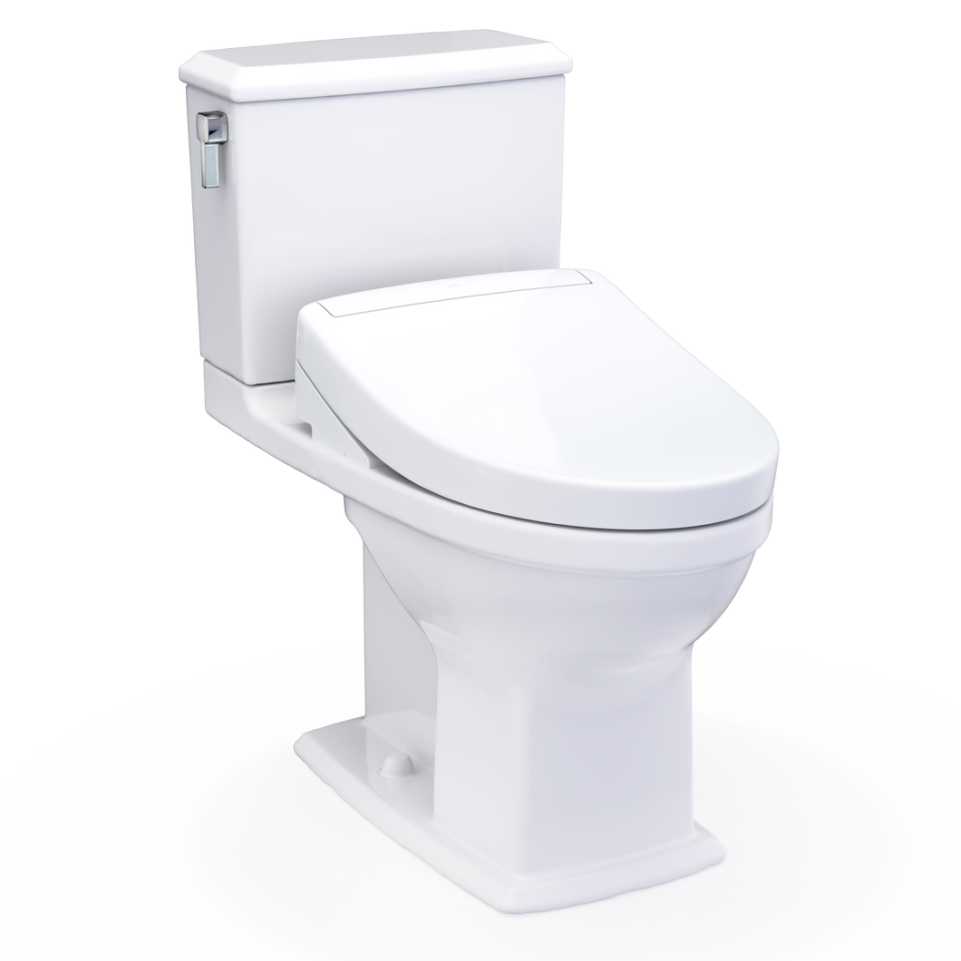 TOTO Connelly WASHLET®+ S5 Two-Piece Toilet - 1.28 GPF & 0.9 GPF - Universal Height - MW4943446CEMFG#01