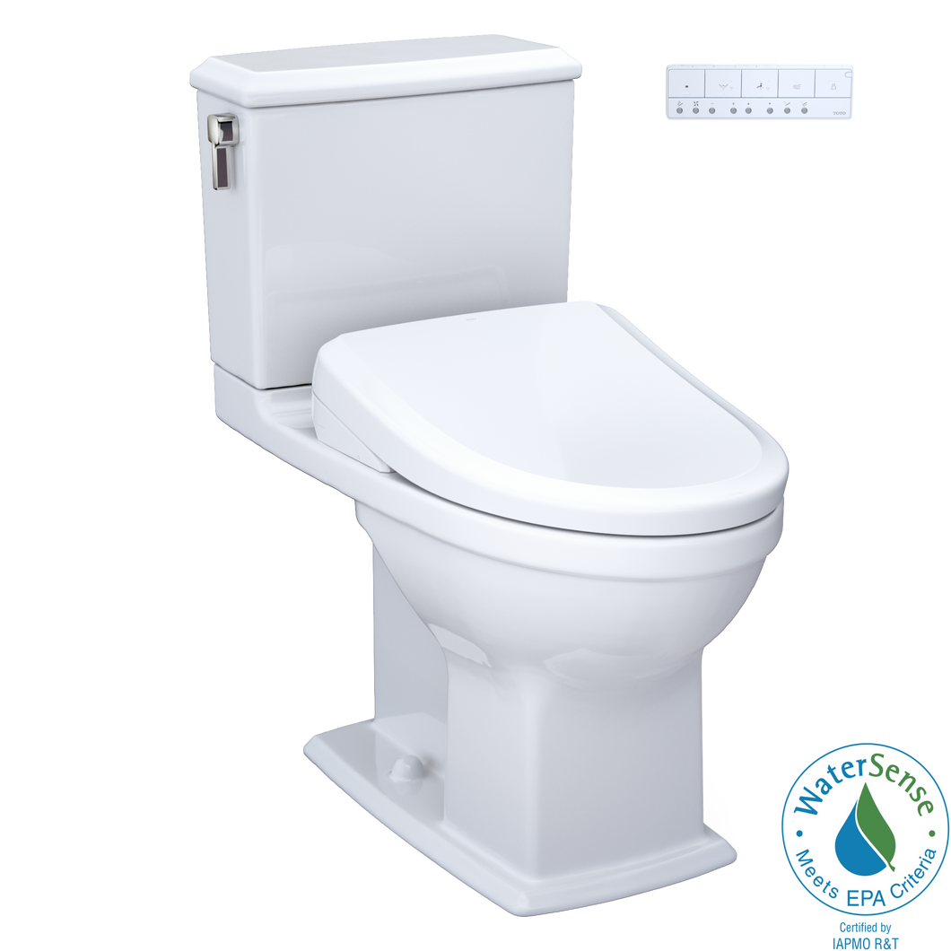 TOTO Connelly WASHLET®+ S7A / S7 Two-Piece Toilet - 1.28 GPF & 0.9 GPF  - Universal Height - main image