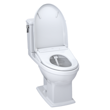 Load image into Gallery viewer, TOTO Connelly WASHLET®+ S7A / S7 Two-Piece Toilet - 1.28 GPF &amp; 0.9 GPF - Universal Height - open view