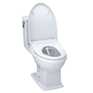 TOTO Connelly WASHLET®+ S7A / S7 Two-Piece Toilet - 1.28 GPF & 0.9 GPF - Universal Height - open view