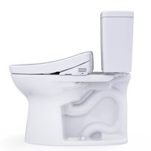 Load image into Gallery viewer, TOTO DRAKE® WASHLET®+ S5 Two-Piece Toilet - 1.6 GPF - Universal Height - MW7763446CSFG#01 side view