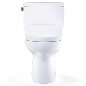 TOTO Drake® II WASHLET®+ S5 Two-Piece Toilet - 1.28 GPF - UNIVERSAL HEIGHT - MW4543446CEFG#01 - front view