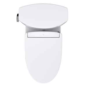 TOTO Drake® II WASHLET®+ S5 Two-Piece Toilet - 1.28 GPF - UNIVERSAL HEIGHT - MW4543446CEFG#01 - top view