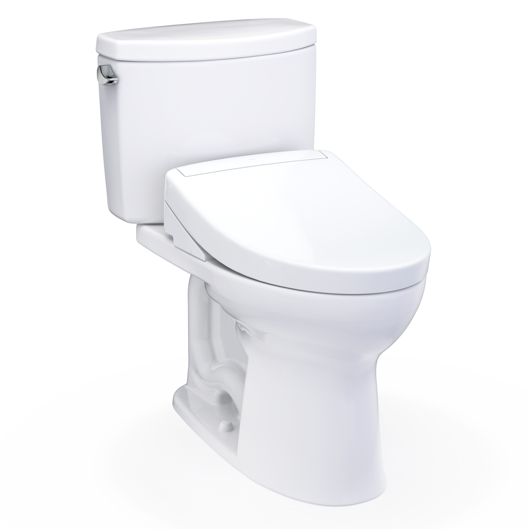 TOTO Drake® II WASHLET®+ S5 Two-Piece Toilet - 1.28 GPF - UNIVERSAL HEIGHT - MW4543446CEFG#01