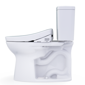 TOTO Drake® WASHLET®+ S5 Two-Piece Toilet - 1.28 GPF  - MW7763446CEFG#01 /  MW7763446CEG#01- side view other