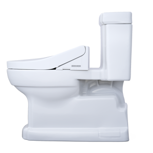 TOTO GUINEVERE WASHLET®+ C5 One-Piece Toilet - 1.28 GPF - MW9743084CEFG#01 - side  view