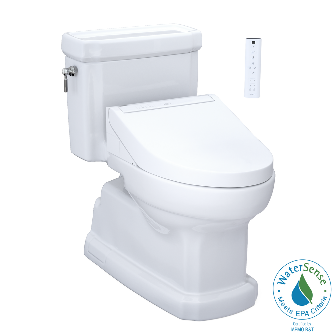 TOTO GUINEVERE WASHLET®+ C5 One-Piece Toilet - 1.28 GPF - MW9743084CEFG#01 - main image