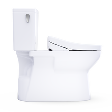 Load image into Gallery viewer, TOTO Glaston™ WASHLET®+ S5 Two-Piece Elongated 1.28 GPF - Universal Height - MW4723446CEFG#01 - flush side view
