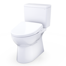 Load image into Gallery viewer, TOTO® Glaston™ WASHLET®+ S7A / S7 Two-Piece Elongated 1.28 / 1.0 GPF - Universal Height - diagonal view