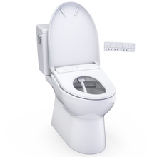 Load image into Gallery viewer, TOTO® Glaston™ WASHLET®+ S7A / S7 Two-Piece Elongated 1.28 / 1.0 GPF - Universal Height - open view