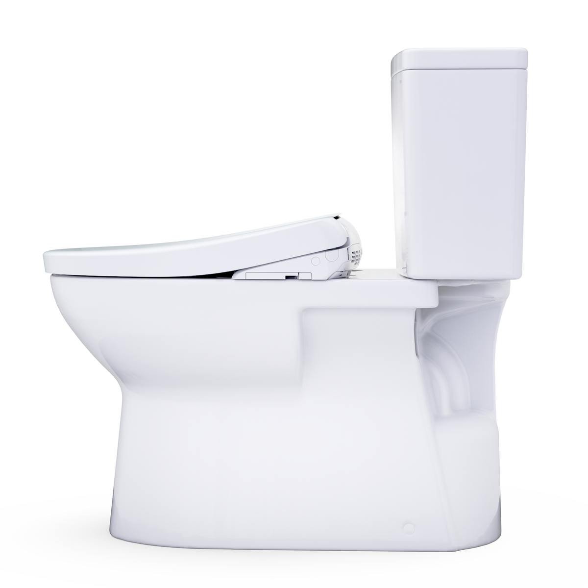 TOTO Glaston™ WASHLET®+ S7 Two-Piece Elongated 1.28 GPF - Universal He ...