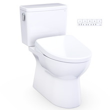 Load image into Gallery viewer, TOTO® Glaston™ WASHLET®+ S7A / S7 Two-Piece Elongated 1.28 / 1.0 GPF - Universal Height 