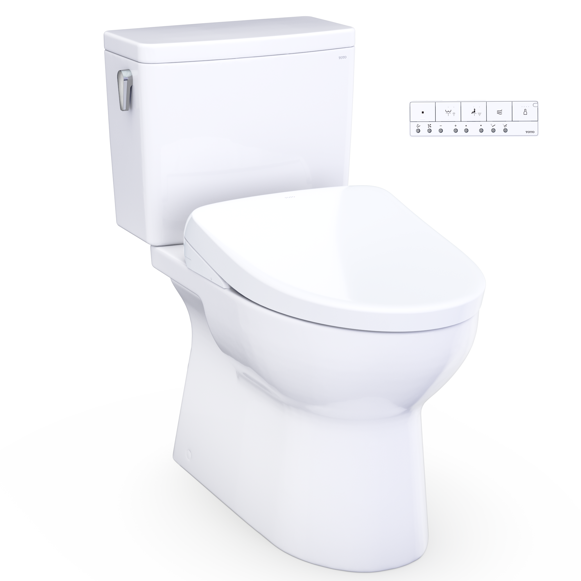 TOTO Glaston™ WASHLET®+ S7 Two-Piece Elongated 1.28 GPF