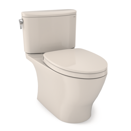 TOTO NEXUS® Two-Piece Toilet, 1.28 GPF, Elongated Bowl, Universal Height - SEDONA BEIGE - MS442124CEFG#12