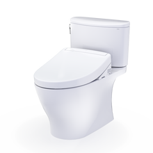 Load image into Gallery viewer, TOTO NEXUS® WASHLET®+ S5 Two-Piece Toilet - 1.28 GPF - MW4423446CEFG#01 - diagonal view