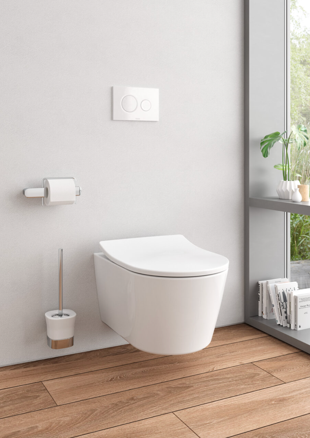 TOTO RP Compact Wall-Hung Toilet & In-Wall Tank System - 1.28