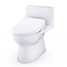 Load image into Gallery viewer, TOTO Redington™ WASHLET+ S5 One-Piece Toilet - 1.28 / 1.0 GPF - Universal Height - diagonal view