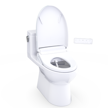 Load image into Gallery viewer, TOTO Redington™ WASHLET+ S5 One-Piece Toilet - 1.28 / 1.0 GPF - Universal Height - open view