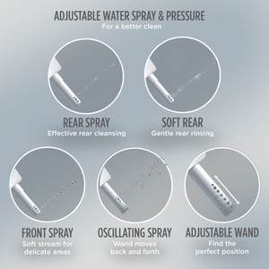 TOTO® S5 / S2 WASHLET®, spray features