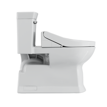 Load image into Gallery viewer, TOTO Soirée® WASHLET+ C5 One-Piece Toilet - 1.28 GPF - Universal Height - MW9643084CEFG#01 - trip lever side view