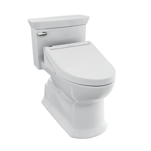 TOTO Soirée® WASHLET+ C5 One-Piece Toilet - 1.28 GPF - Universal Height - MW9643084CEFG#01 - main image
