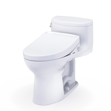 Load image into Gallery viewer, TOTO Supreme® II WASHLET®+ S5 One-Piece Toilet - 1.28 GPF - MW6343446CEFG#01 - UNIVERSAL HEIGHT - diagonal view