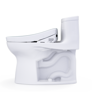 TOTO Supreme® II WASHLET®+ S5 One-Piece Toilet - 1.28 GPF - MW6343446CEFG#01 - UNIVERSAL HEIGHT - side view