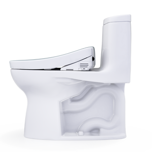 TOTO ULTRAMAX® II  WASHLET®+ S5 One-Piece Toilet - 1.28 GPF - MW6043446CEFG#01 - UNIVERSAL HEIGHT - side view
