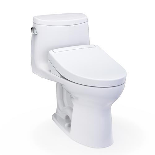 TOTO ULTRAMAX® II  WASHLET®+ S5 One-Piece Toilet - 1.28 GPF - MW6043446CEFG#01 - UNIVERSAL HEIGHT