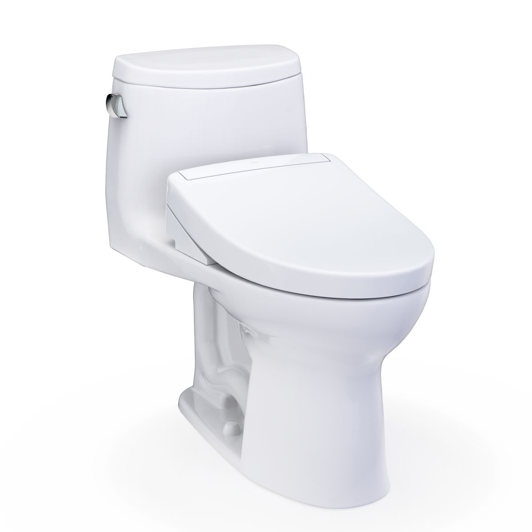TOTO ULTRAMAX® II  WASHLET®+ S5 One-Piece Toilet - 1.28 GPF - MW6043446CEFG#01 - UNIVERSAL HEIGHT
